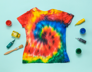 tie-dye t-shirt craft for kids