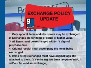 POS Exchange Policy 2022